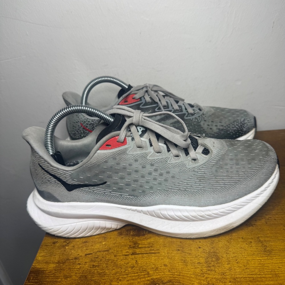 Hoka Mach 6 Running Shoes Mens Size 8 D Grey 1164032 SRYB